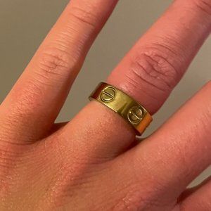 Gold Love Ring